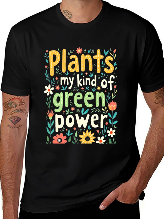 Plants My Kind Of Green Power Graphic Tee