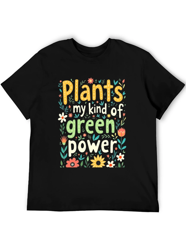 Plants My Kind Of Green Power Graphic Tee