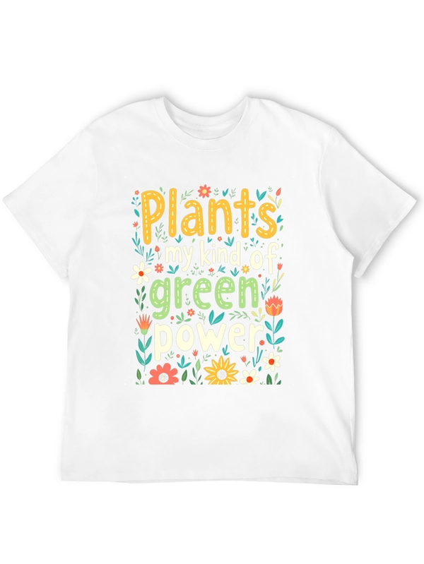 Plants My Kind Of Green Power Graphic Tee