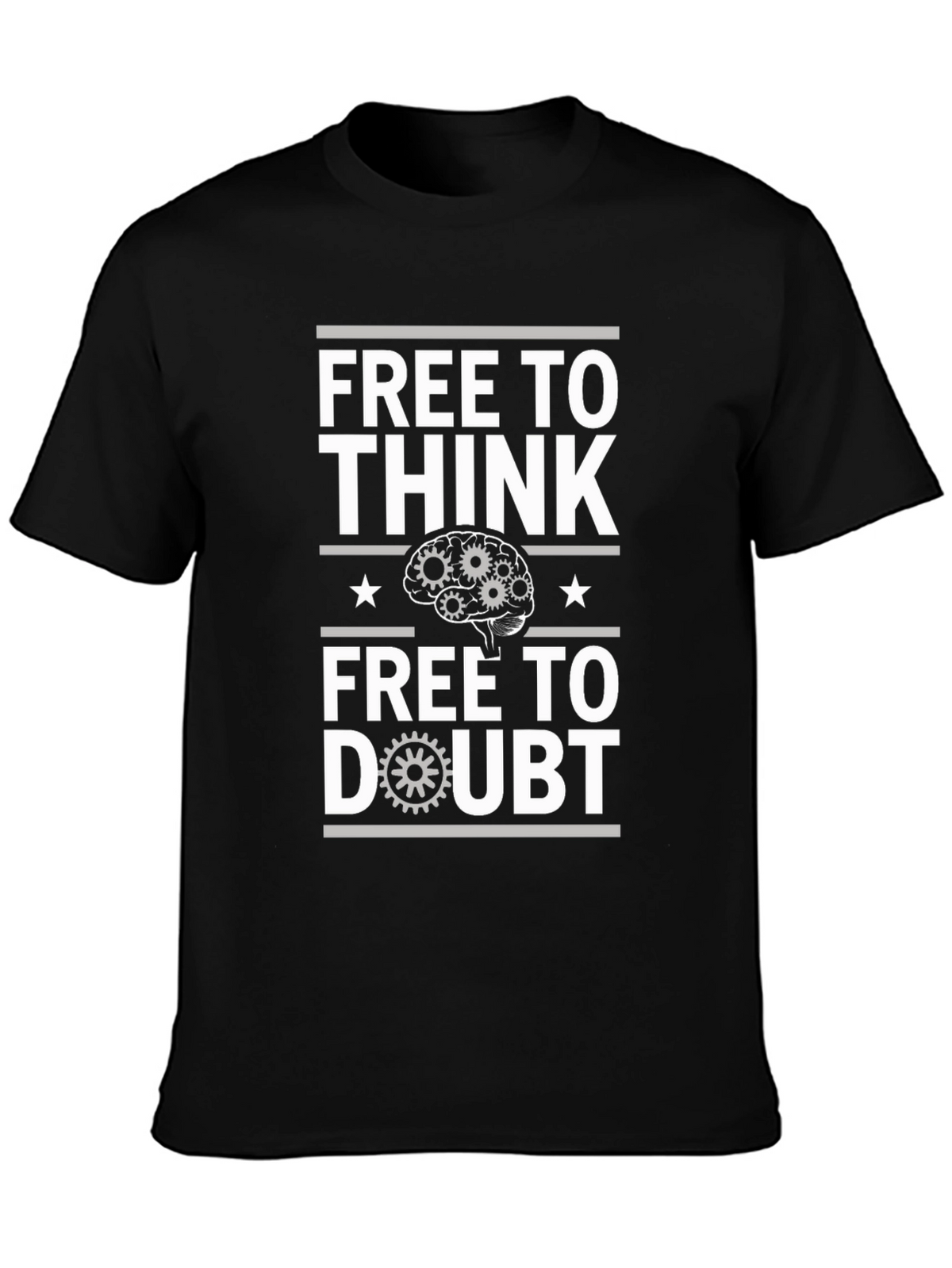 Free To Think Graphic T-Shirt - Black