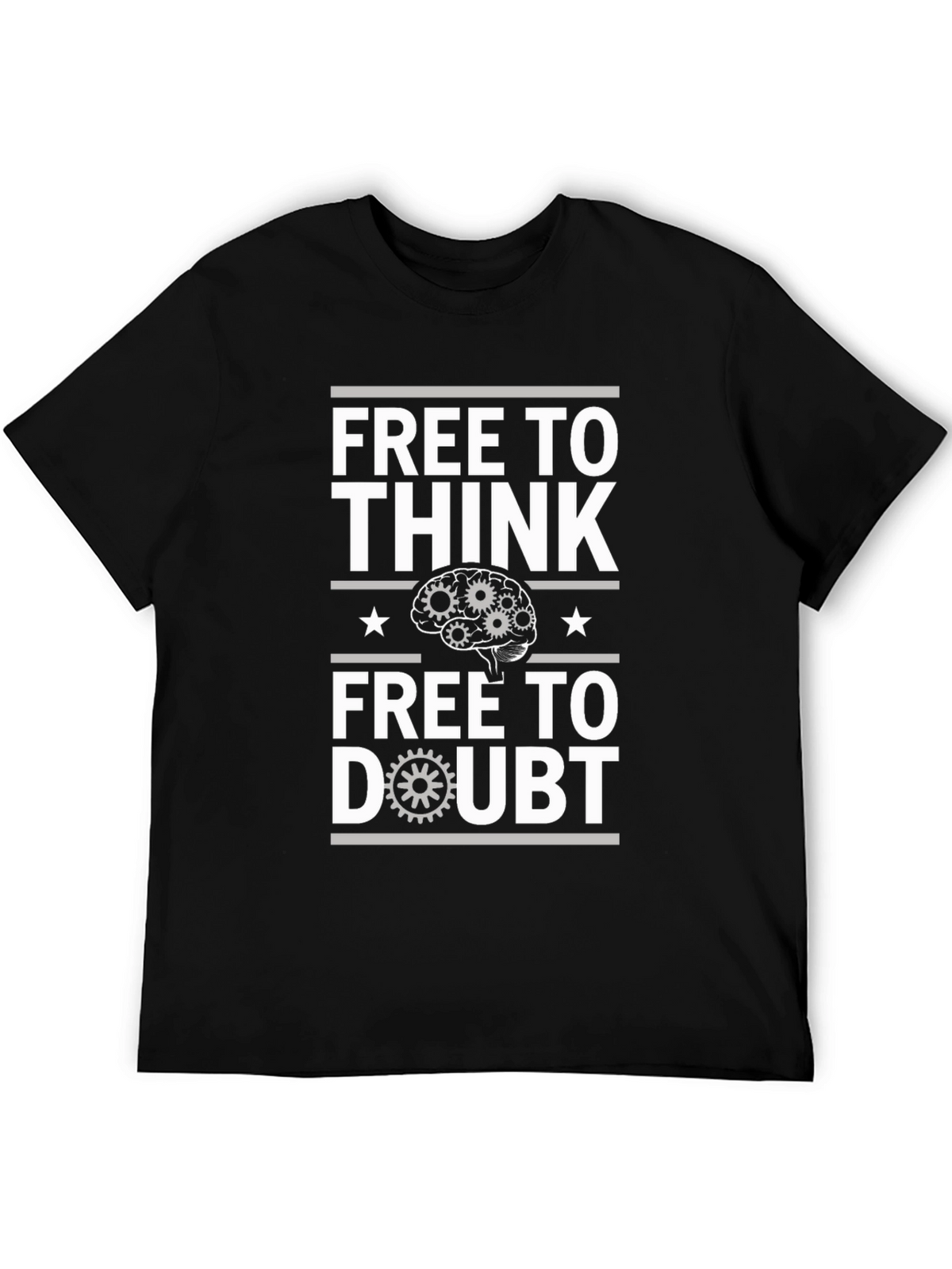 Free To Think Graphic T-Shirt - Black