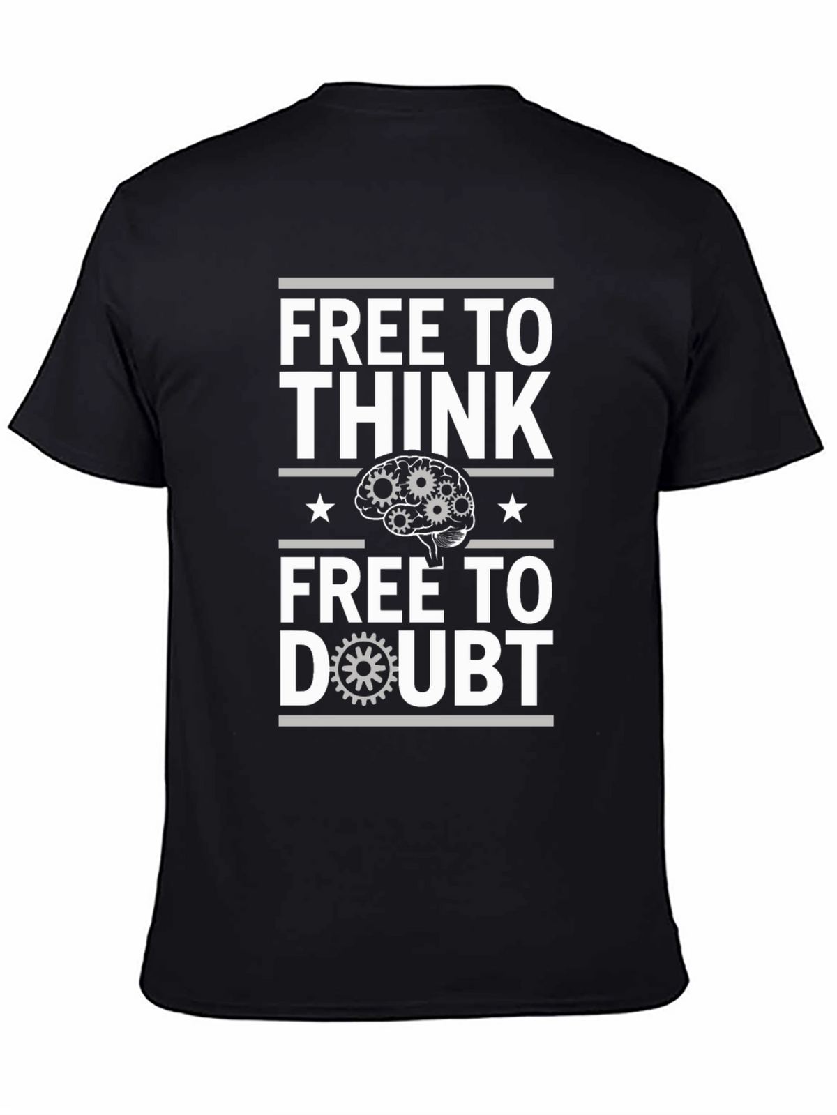 Free To Think Graphic T-Shirt - Black