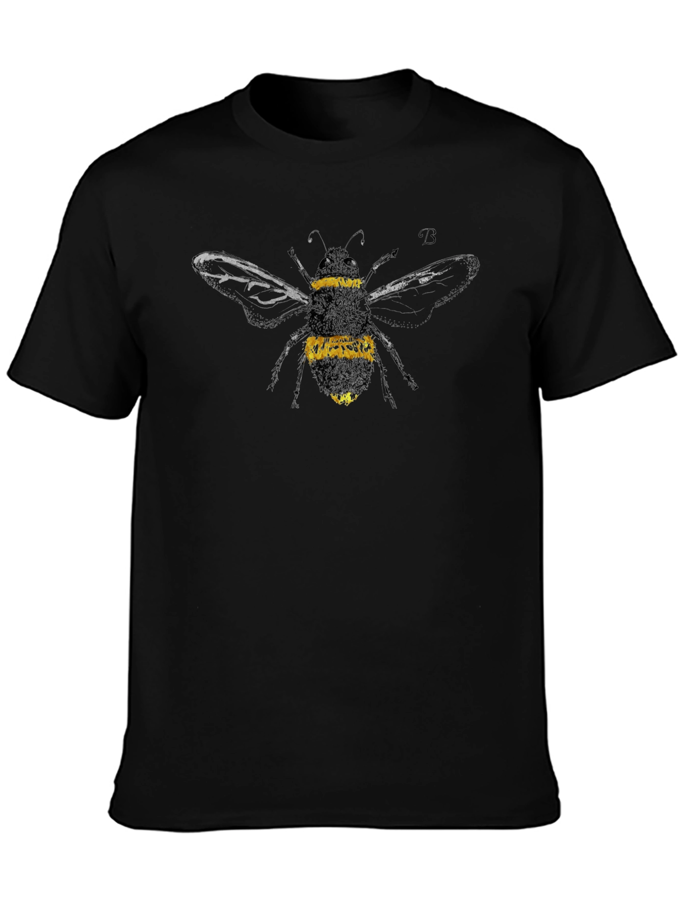 Bumble Bee Graphic T-Shirt - Black