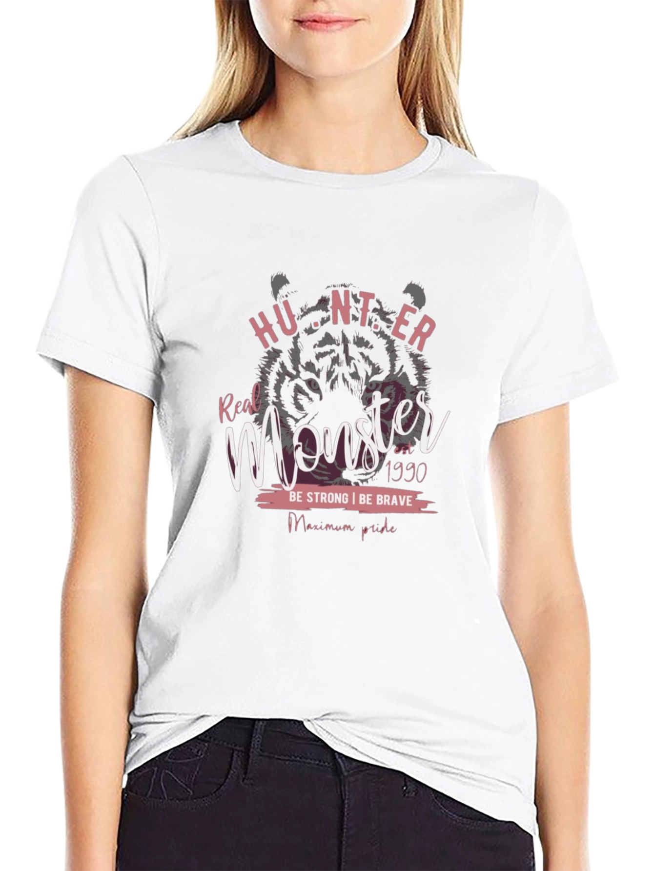 Hunter Monster Graphic Tee - Black