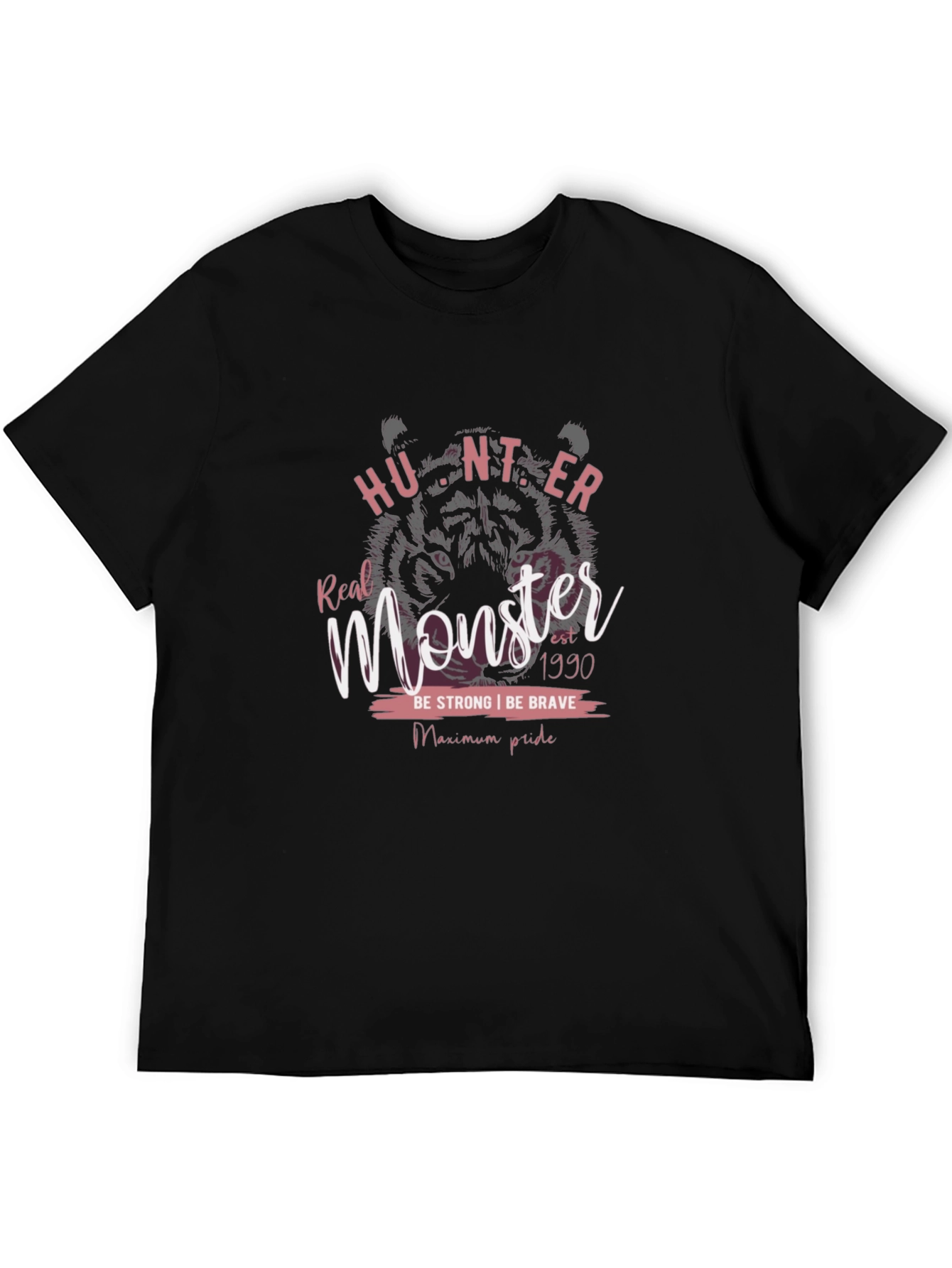 Hunter Monster Graphic Tee - Black