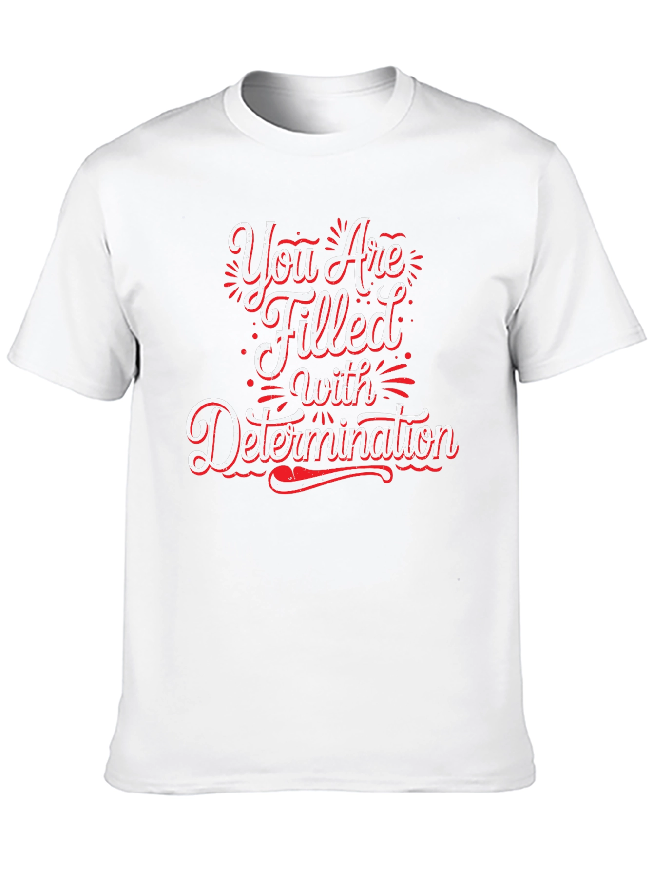 Determination Graphic Black T-Shirt