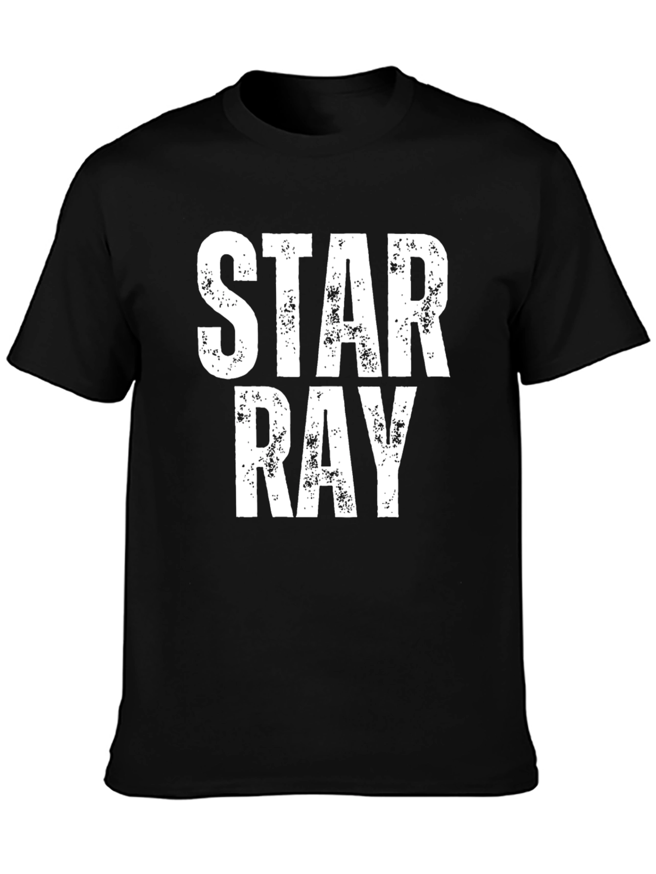 Star Ray Graphic T-Shirt - Distressed Print