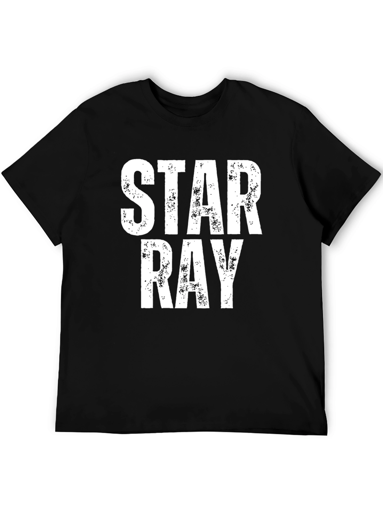 Star Ray Graphic T-Shirt - Distressed Print