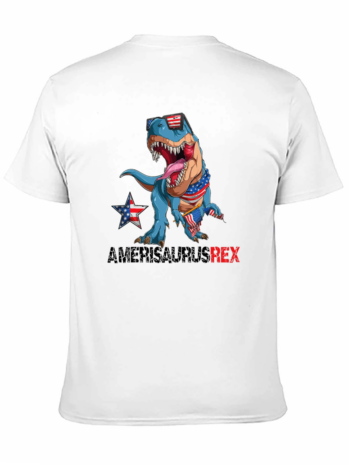 Patriotic T-Rex Graphic T-Shirt