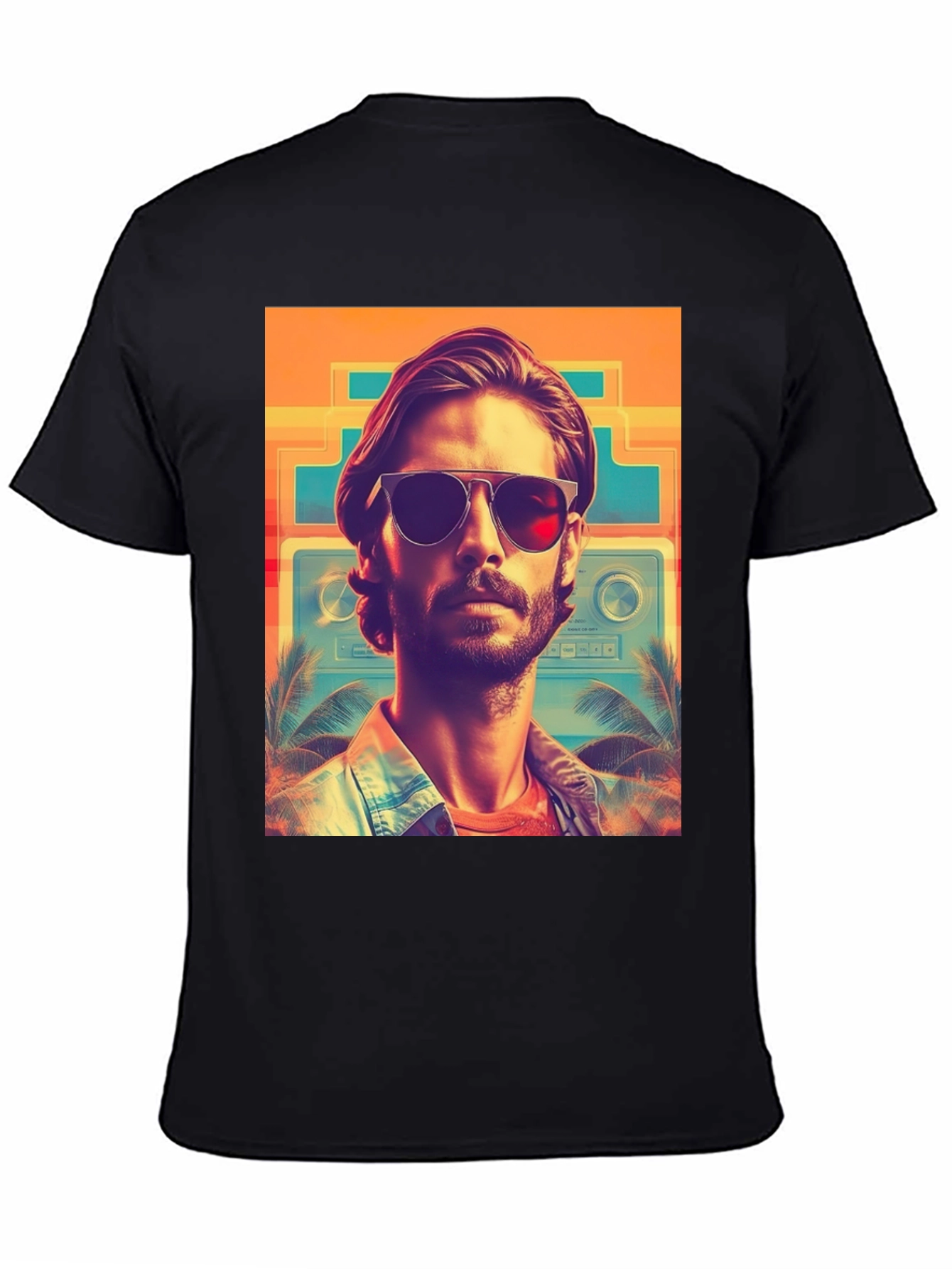 Retro Wave T-Shirt - Cool Miami Vice Style