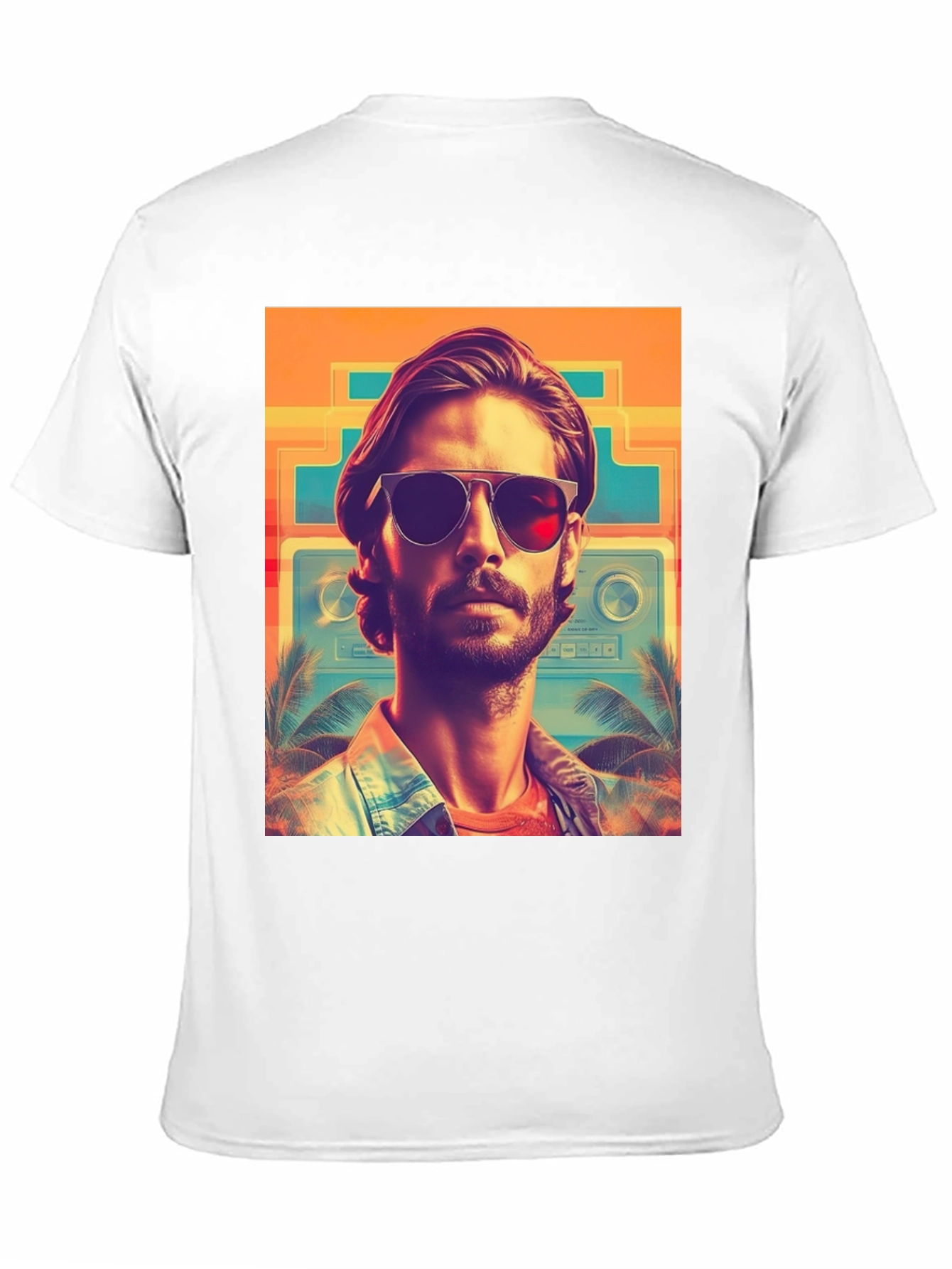 Retro Wave T-Shirt - Cool Miami Vice Style
