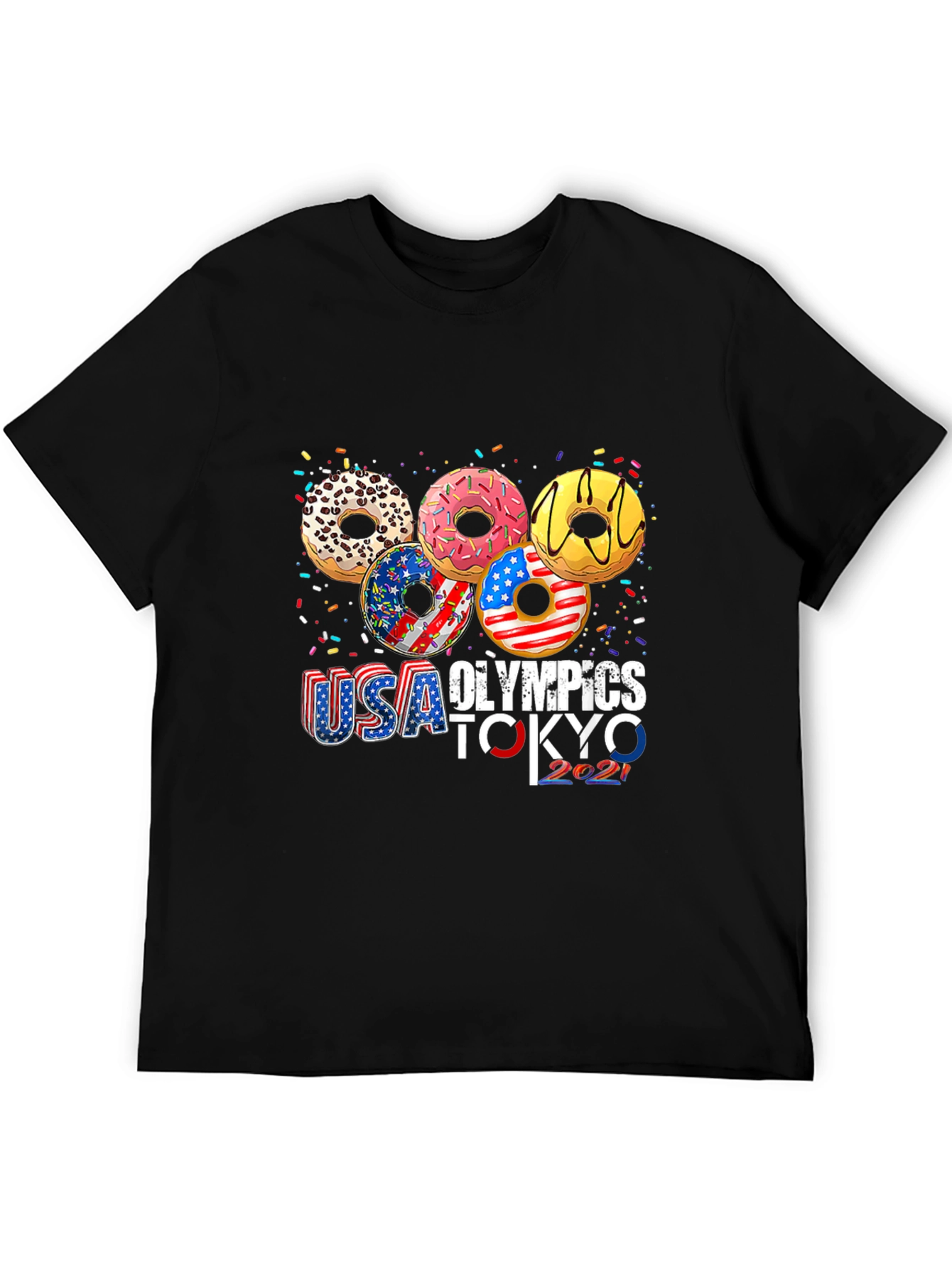 USA Olympics Tokyo 2021 Donut T-Shirt