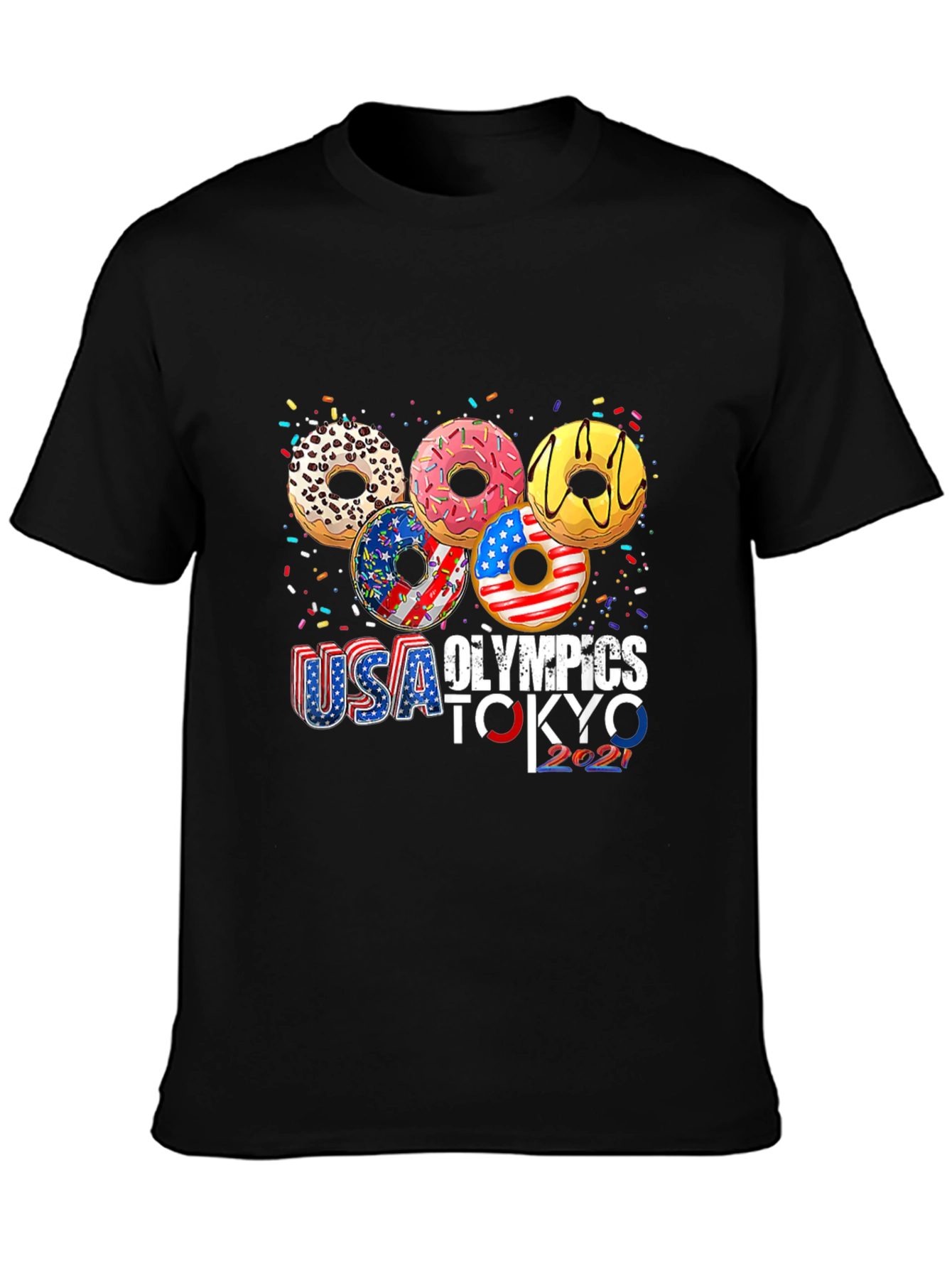 USA Olympics Tokyo 2021 Donut T-Shirt