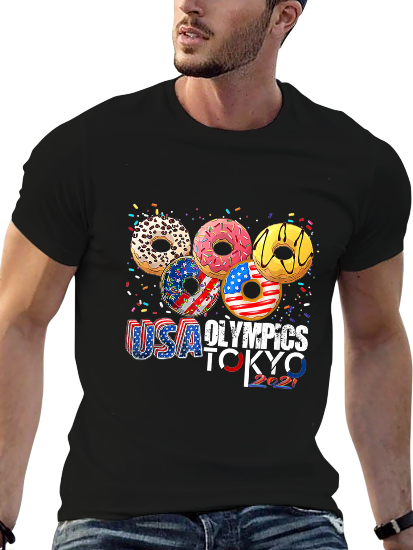 USA Olympics Tokyo 2021 Donut T-Shirt