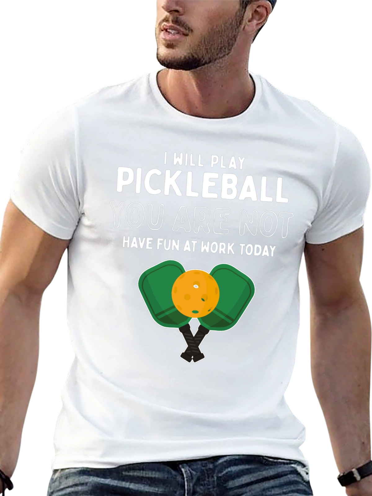 Pickleball Graphic Tee - Play Dont Work!