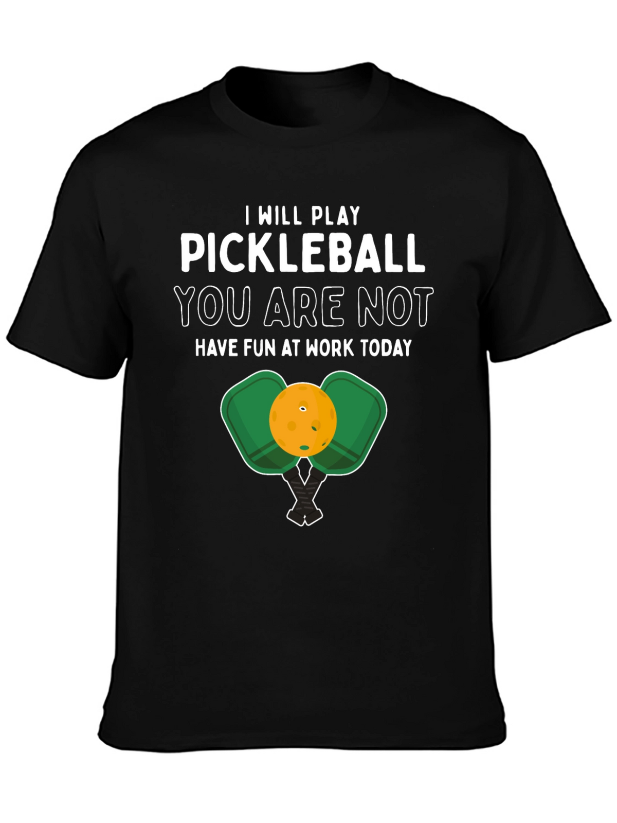 Pickleball Graphic Tee - Play Dont Work!