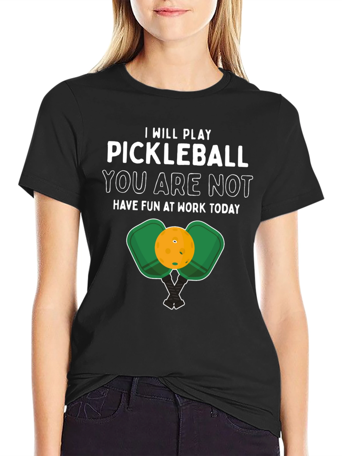 Pickleball Graphic Tee - Play Dont Work!