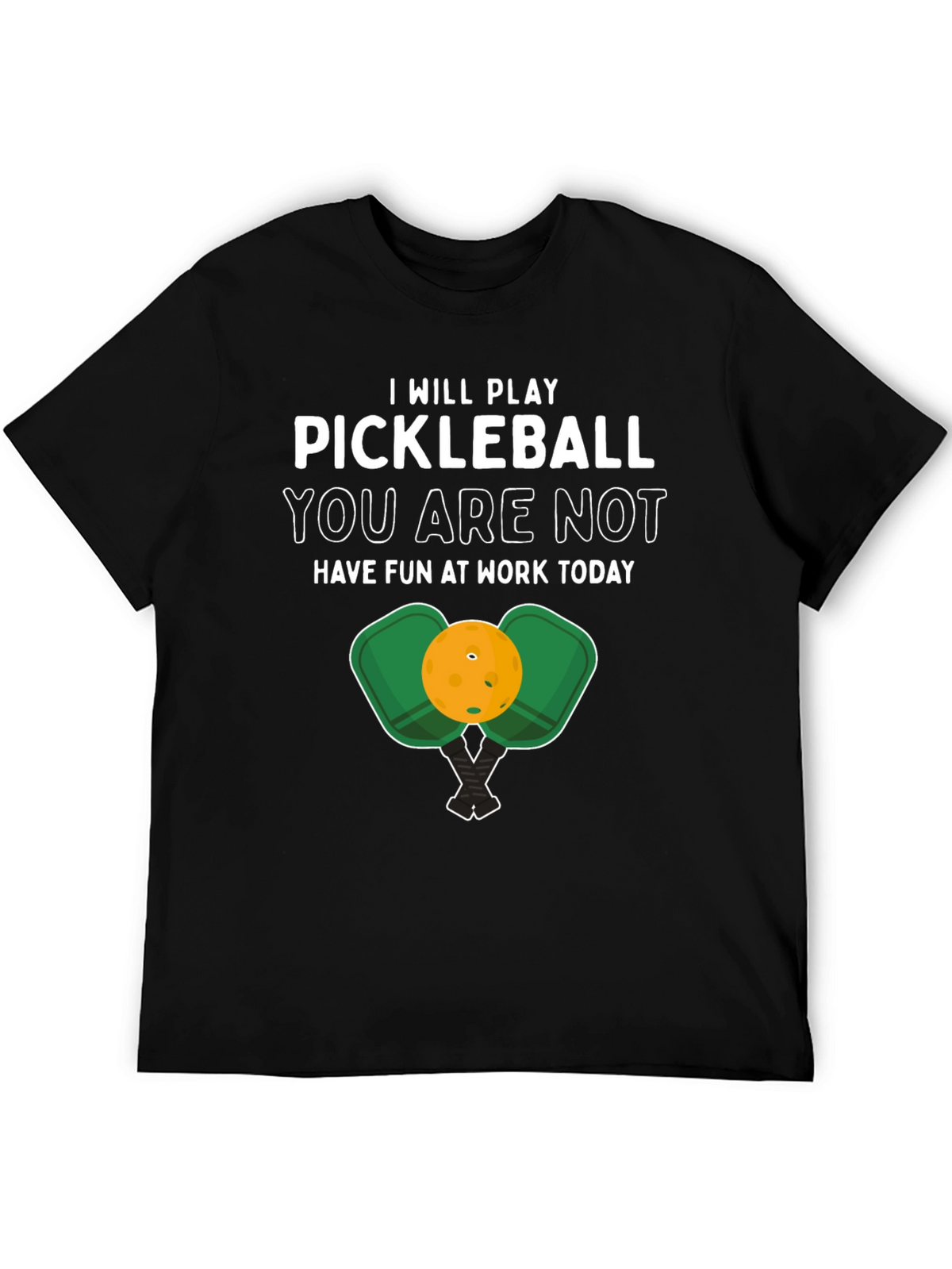 Pickleball Graphic Tee - Play Dont Work!