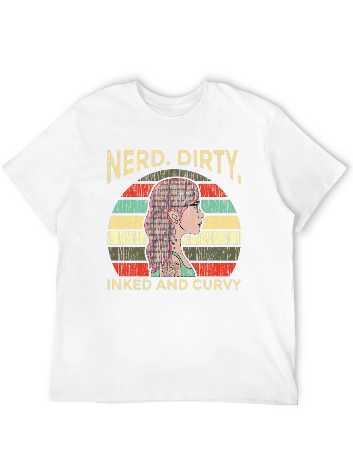 Nerd Dirty Inked & Curvy Graphic Tee