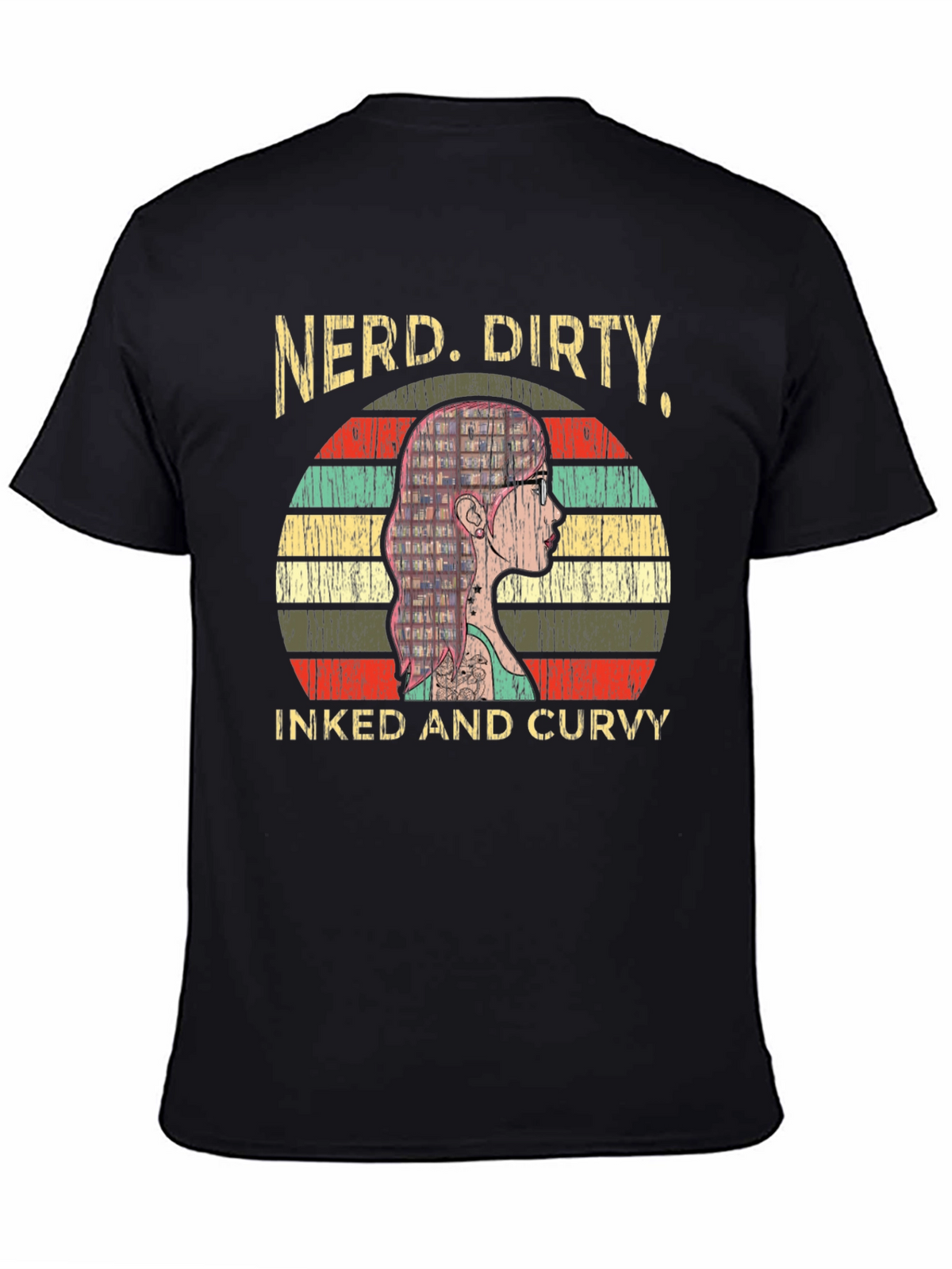 Nerd Dirty Inked & Curvy Graphic Tee