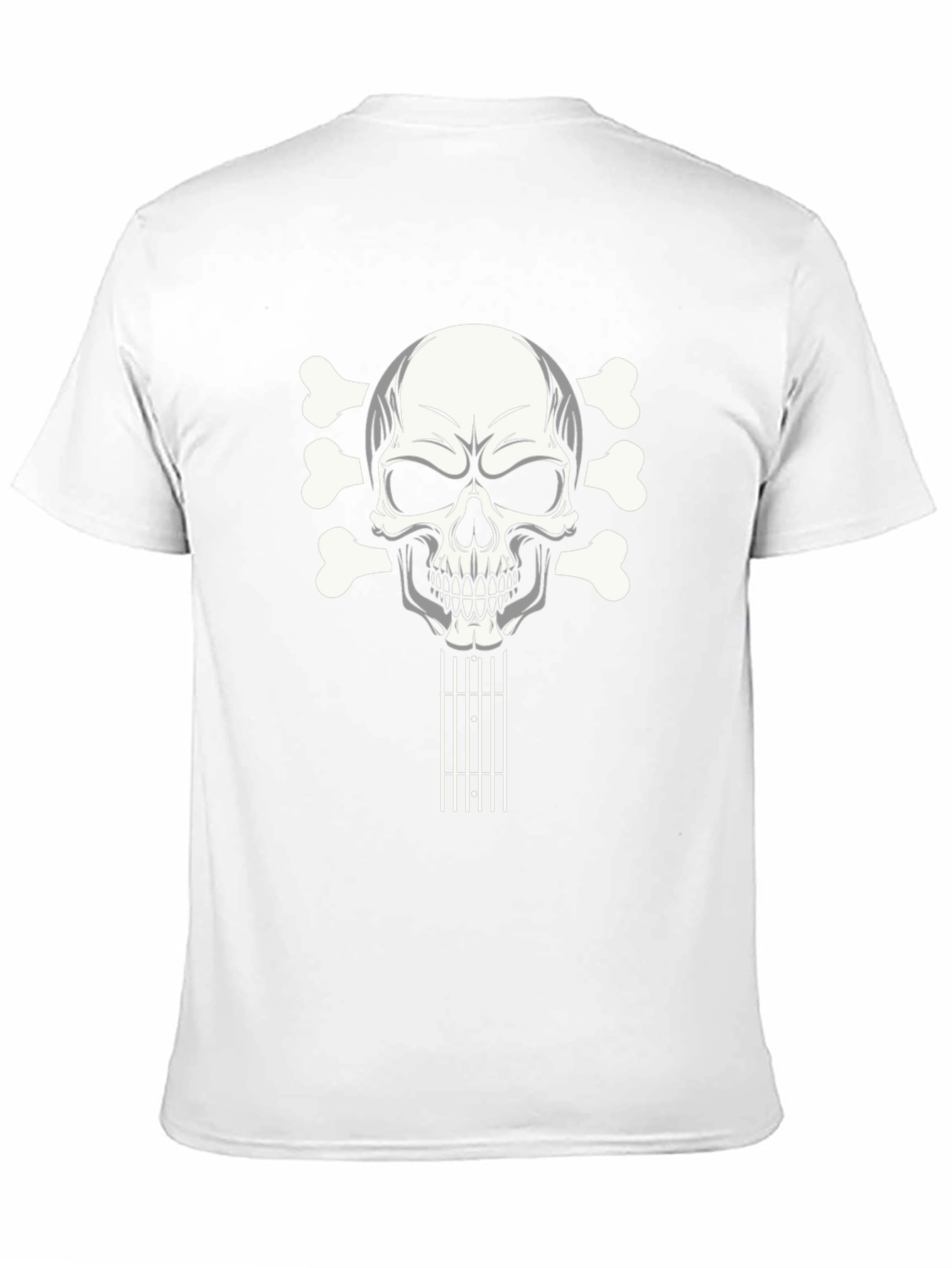 Skull Guitar T-Shirt - Rocker Style Tee