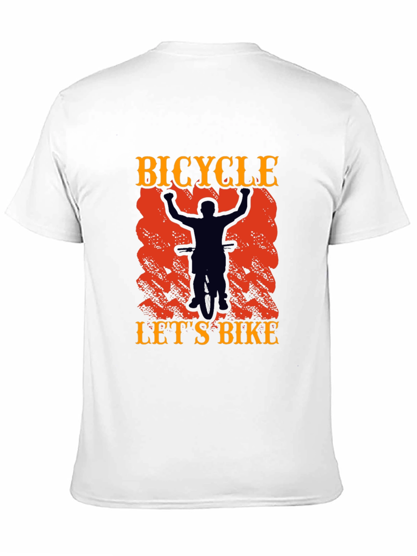 Bicycle Lets Bike Graphic Tee - Black