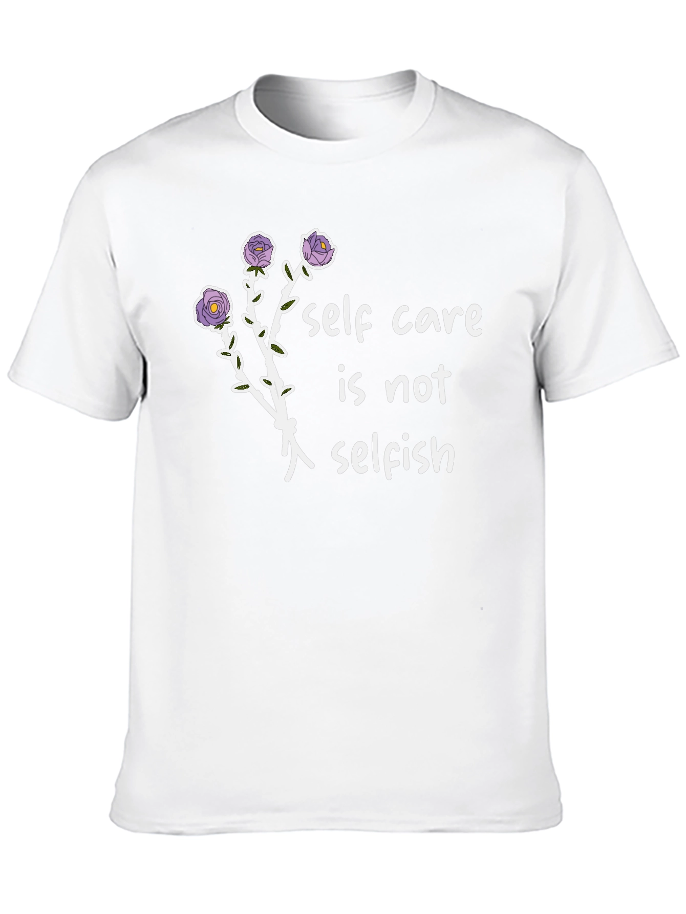 Self Care Is Not Selfish Graphic Tee