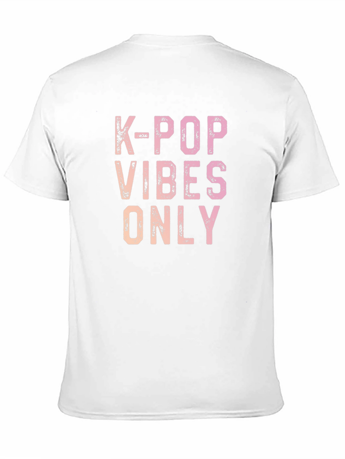 K-Pop Vibes Only Graphic Tee - Trendy Casual Shirt