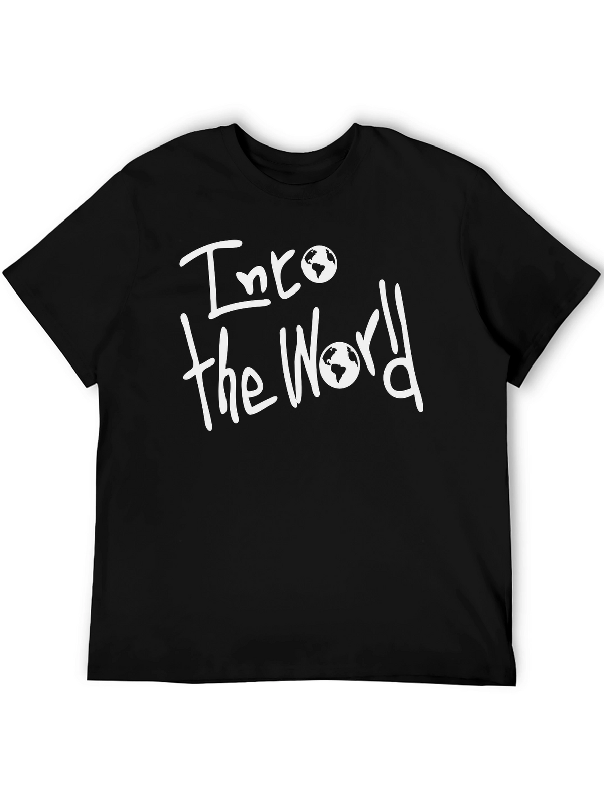Into the World Black T-Shirt