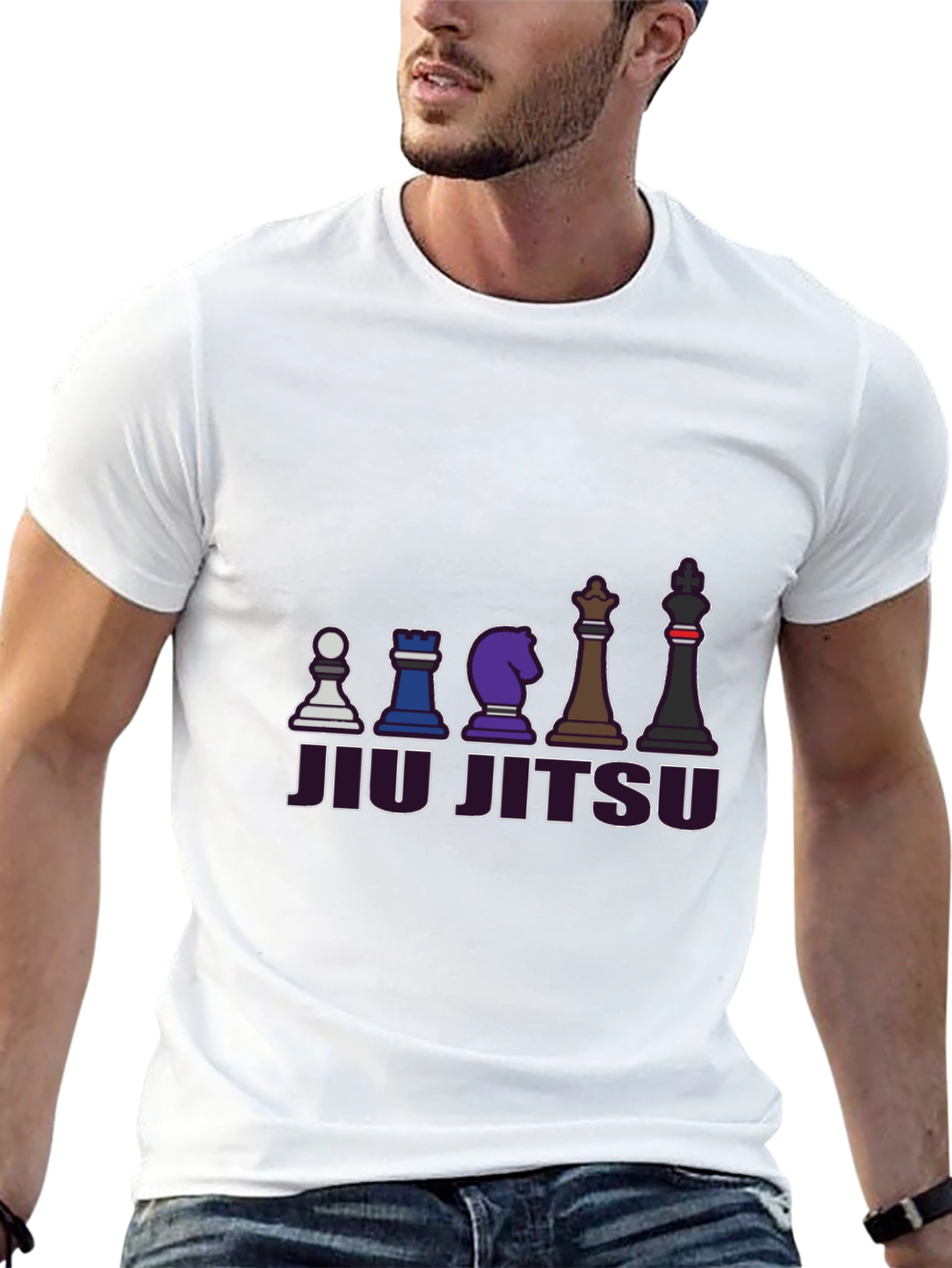 Jiu Jitsu Chess Piece T-Shirt