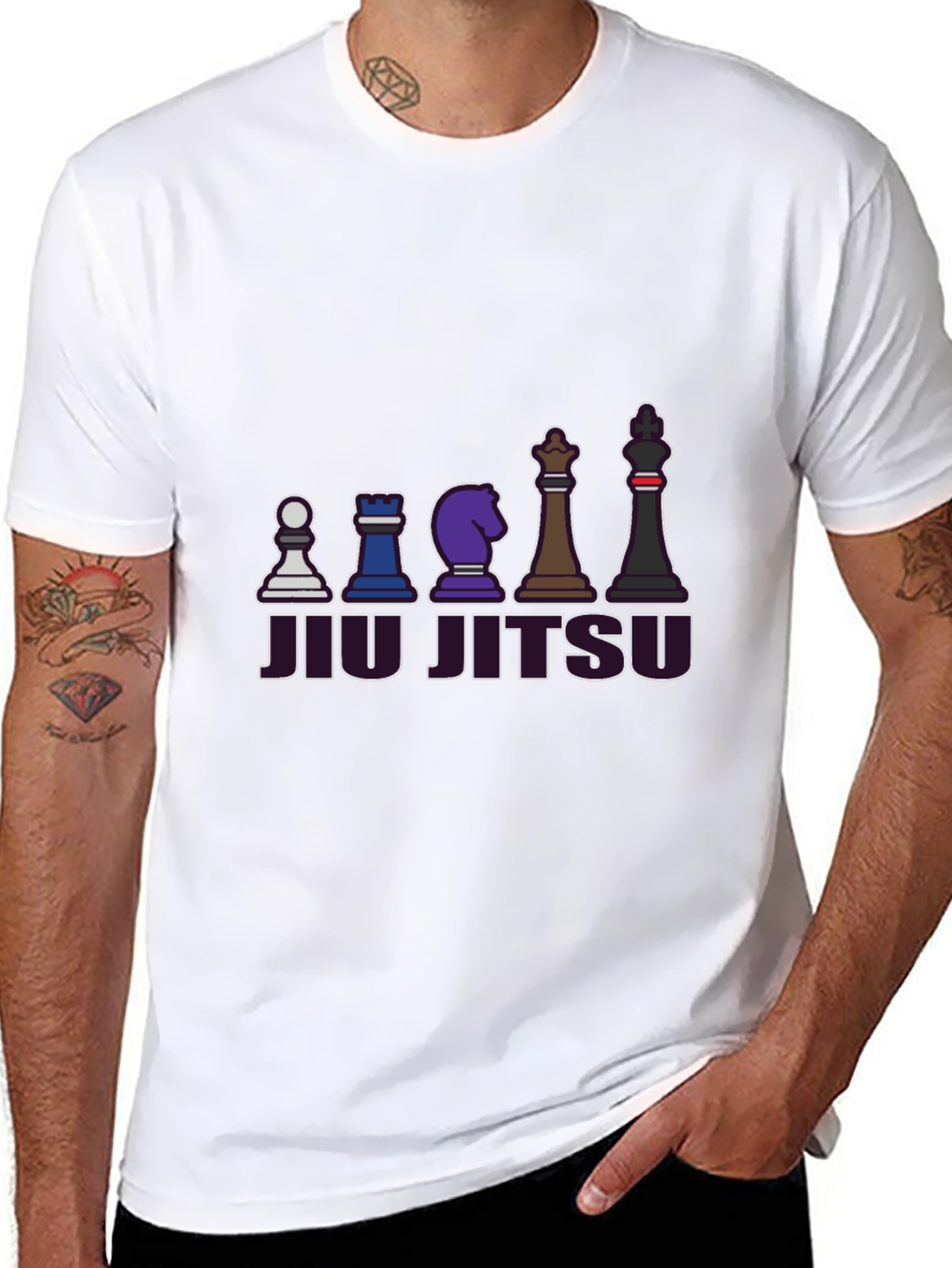 Jiu Jitsu Chess Piece T-Shirt