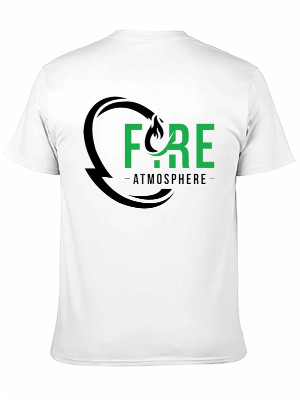 Fire Atmosphere Graphic Tee - Black