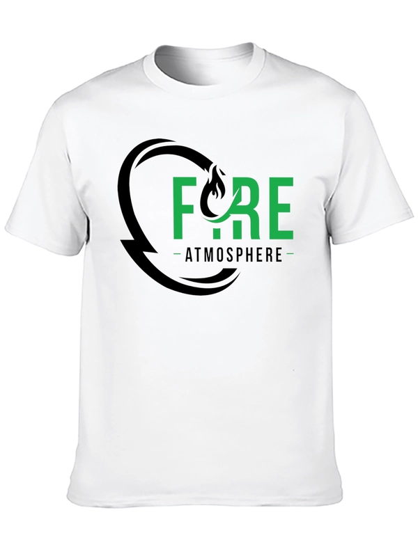 Fire Atmosphere Graphic Tee - Black