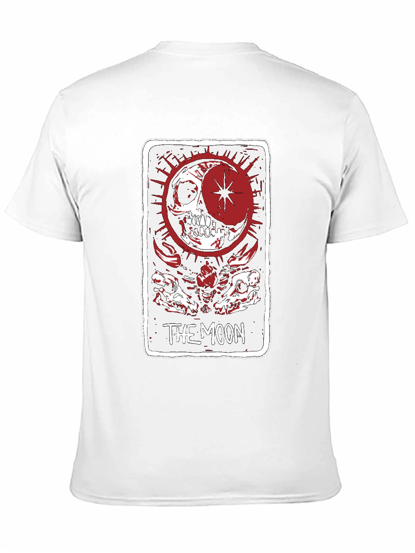Tarot Card The Moon Graphic T-Shirt