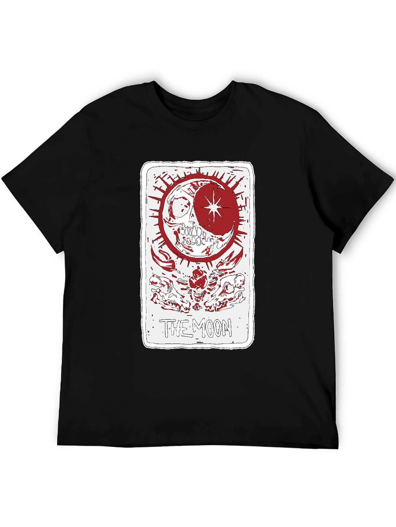 Tarot Card The Moon Graphic T-Shirt