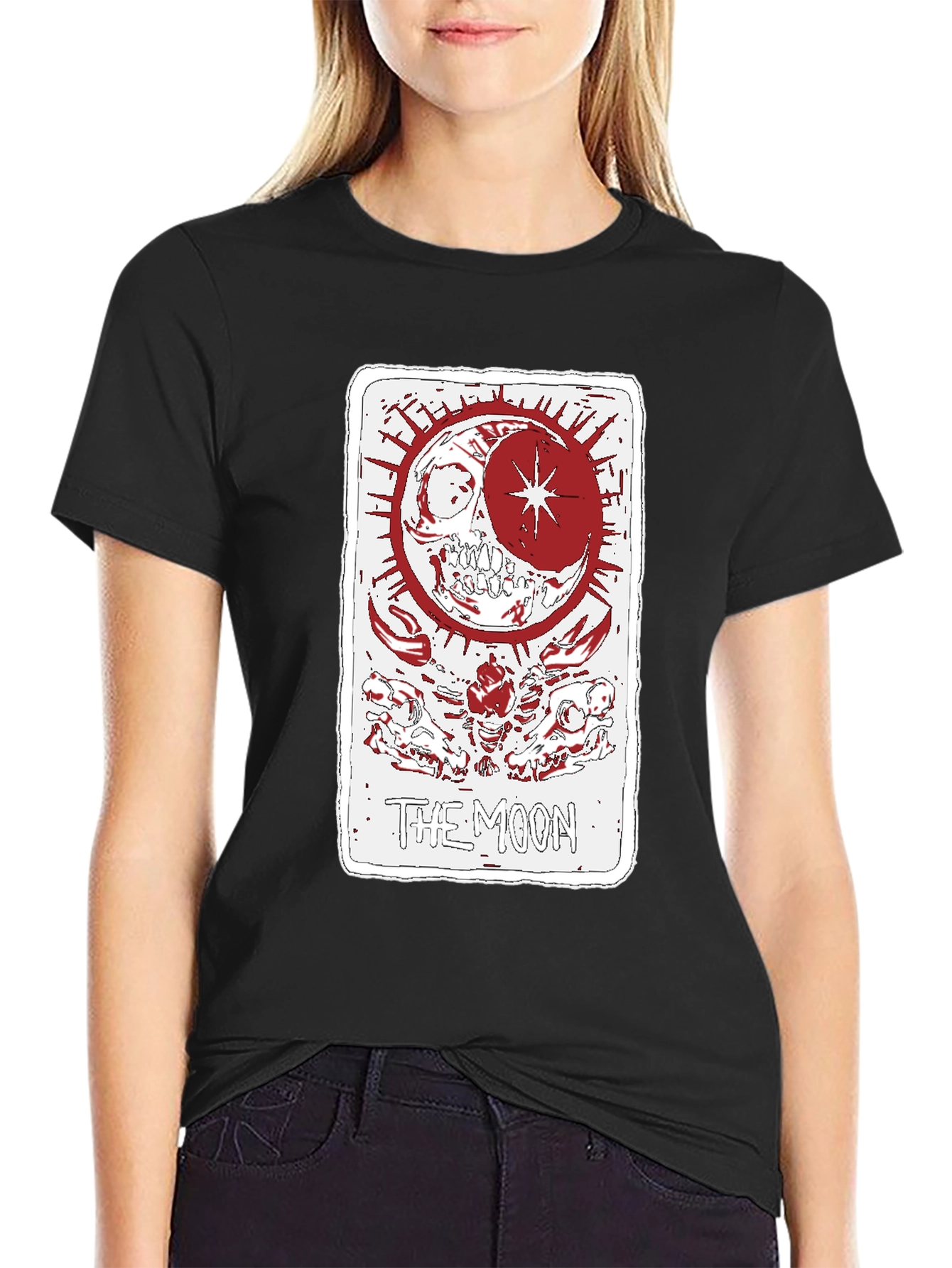 Tarot Card The Moon Graphic T-Shirt