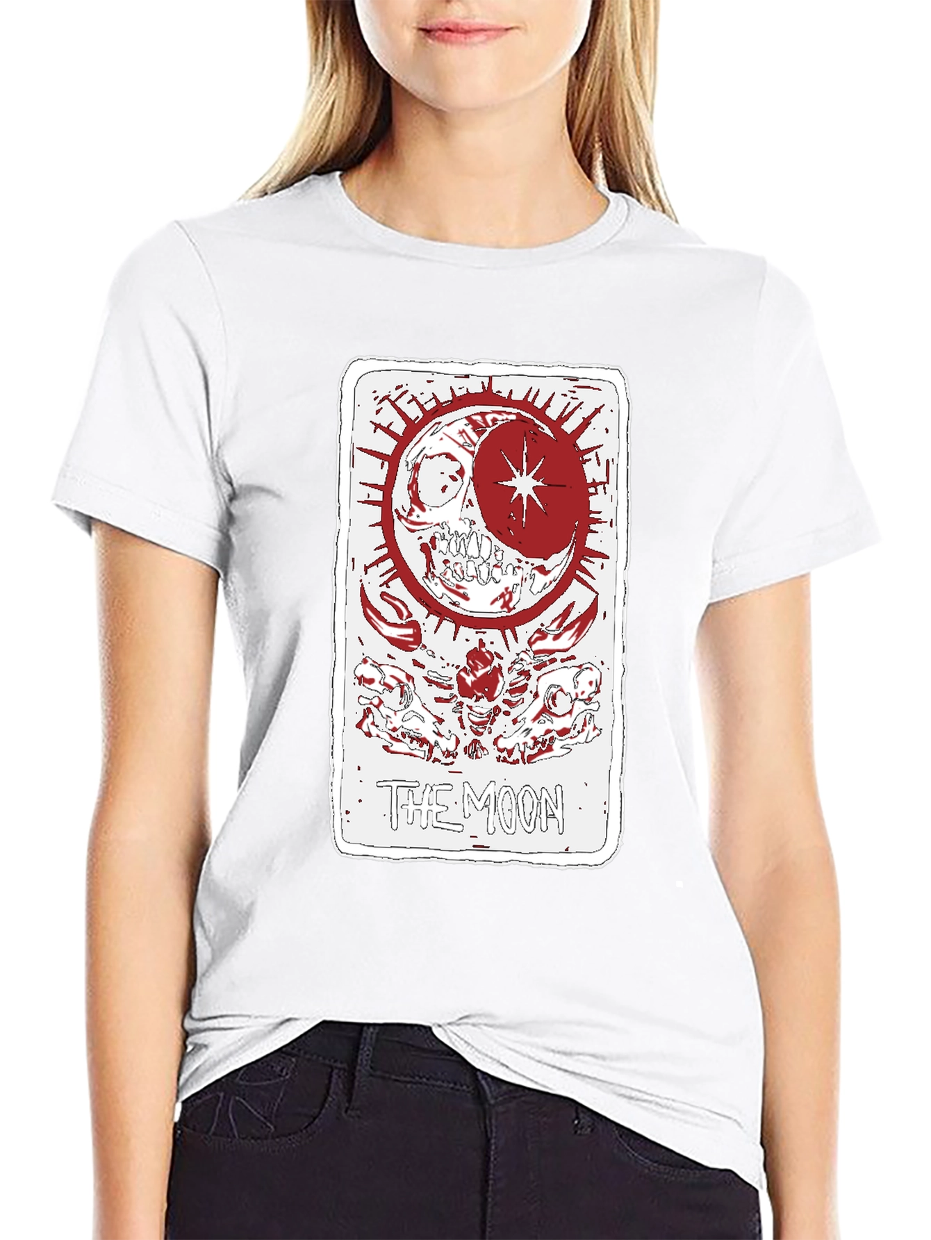Tarot Card The Moon Graphic T-Shirt