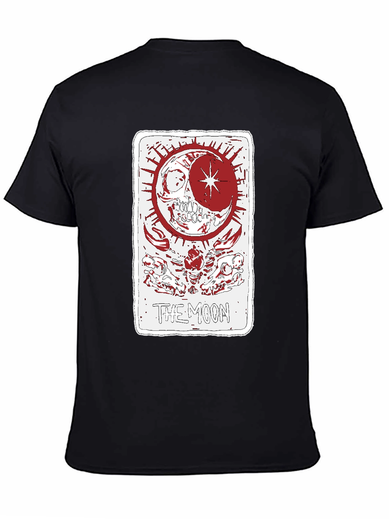 Tarot Card The Moon Graphic T-Shirt
