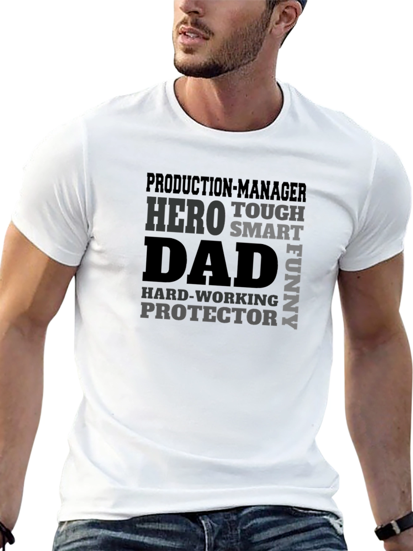 Production Manager Dad Hero T-Shirt