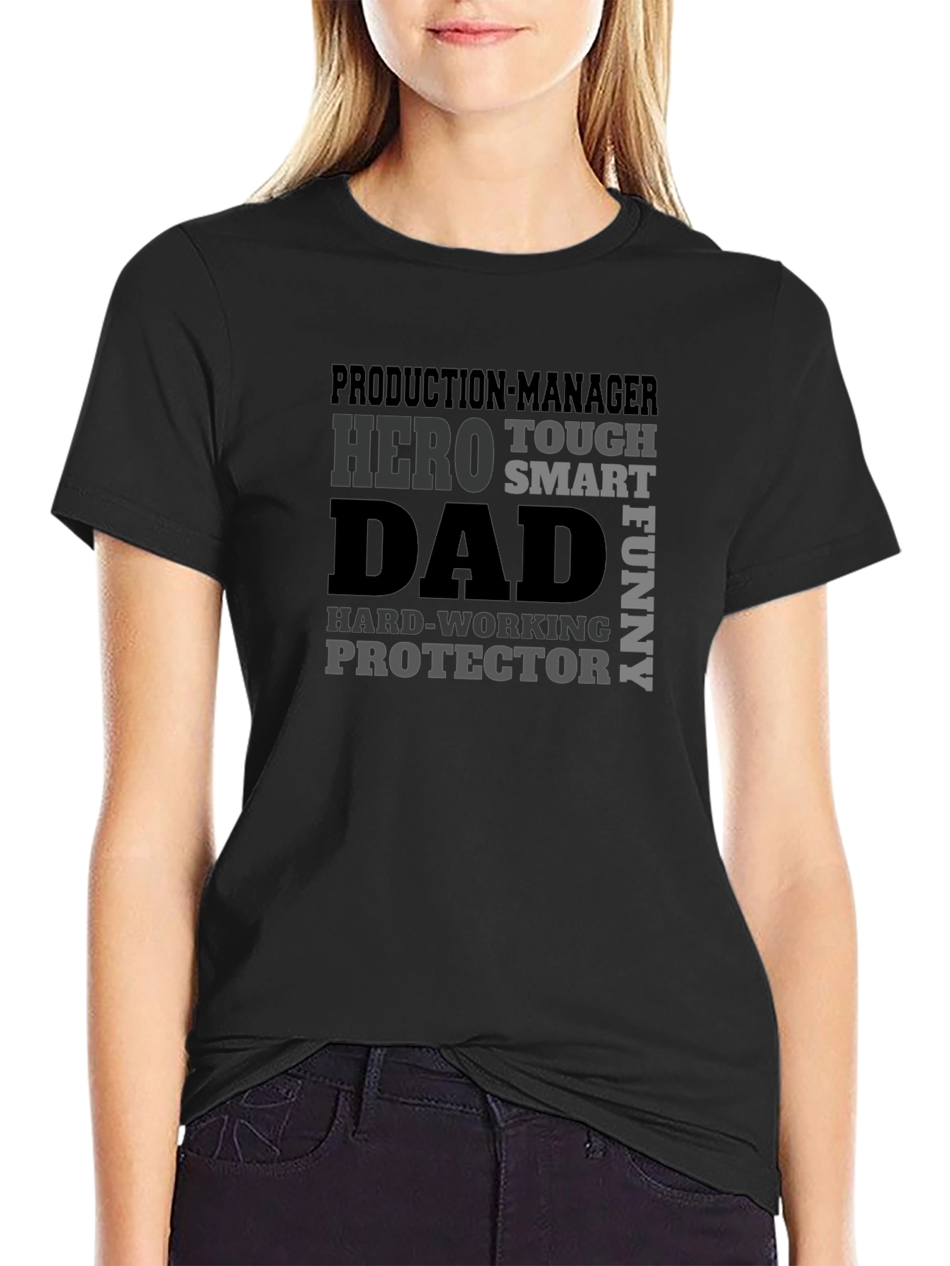 Production Manager Dad Hero T-Shirt