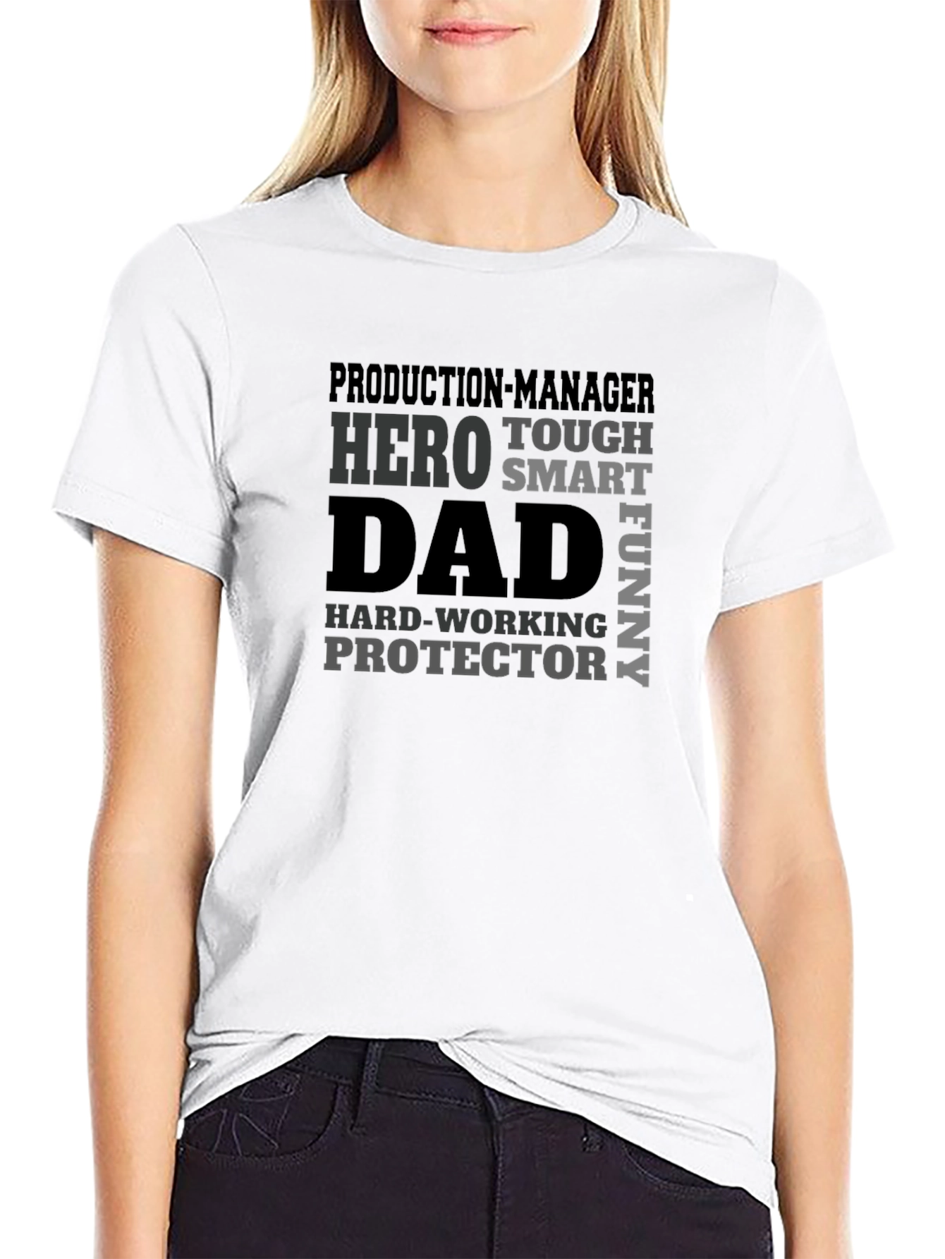 Production Manager Dad Hero T-Shirt