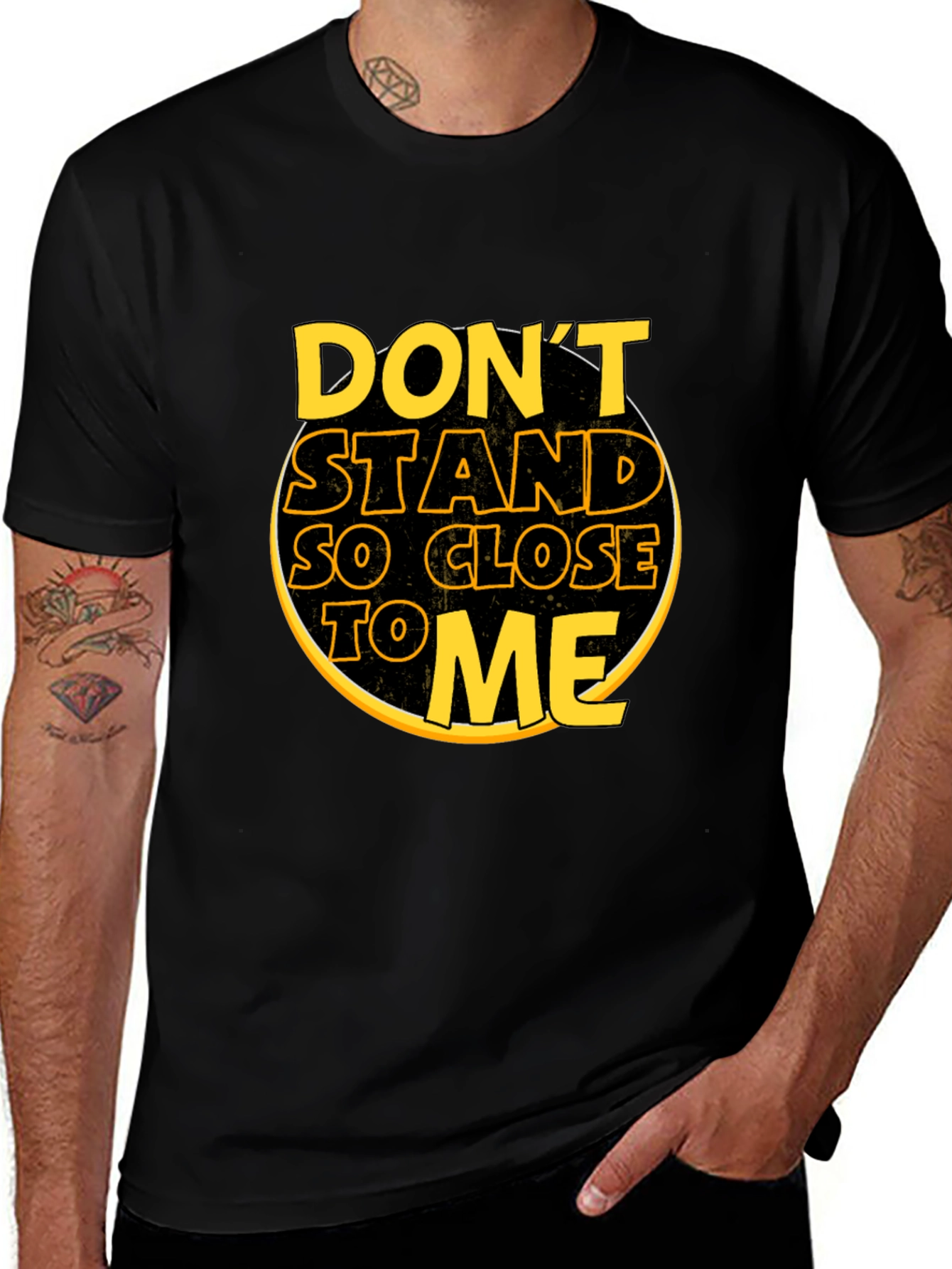 Dont Stand So Close To Me Black T-Shirt
