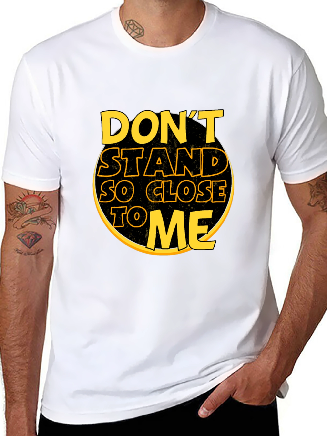 Dont Stand So Close To Me Black T-Shirt