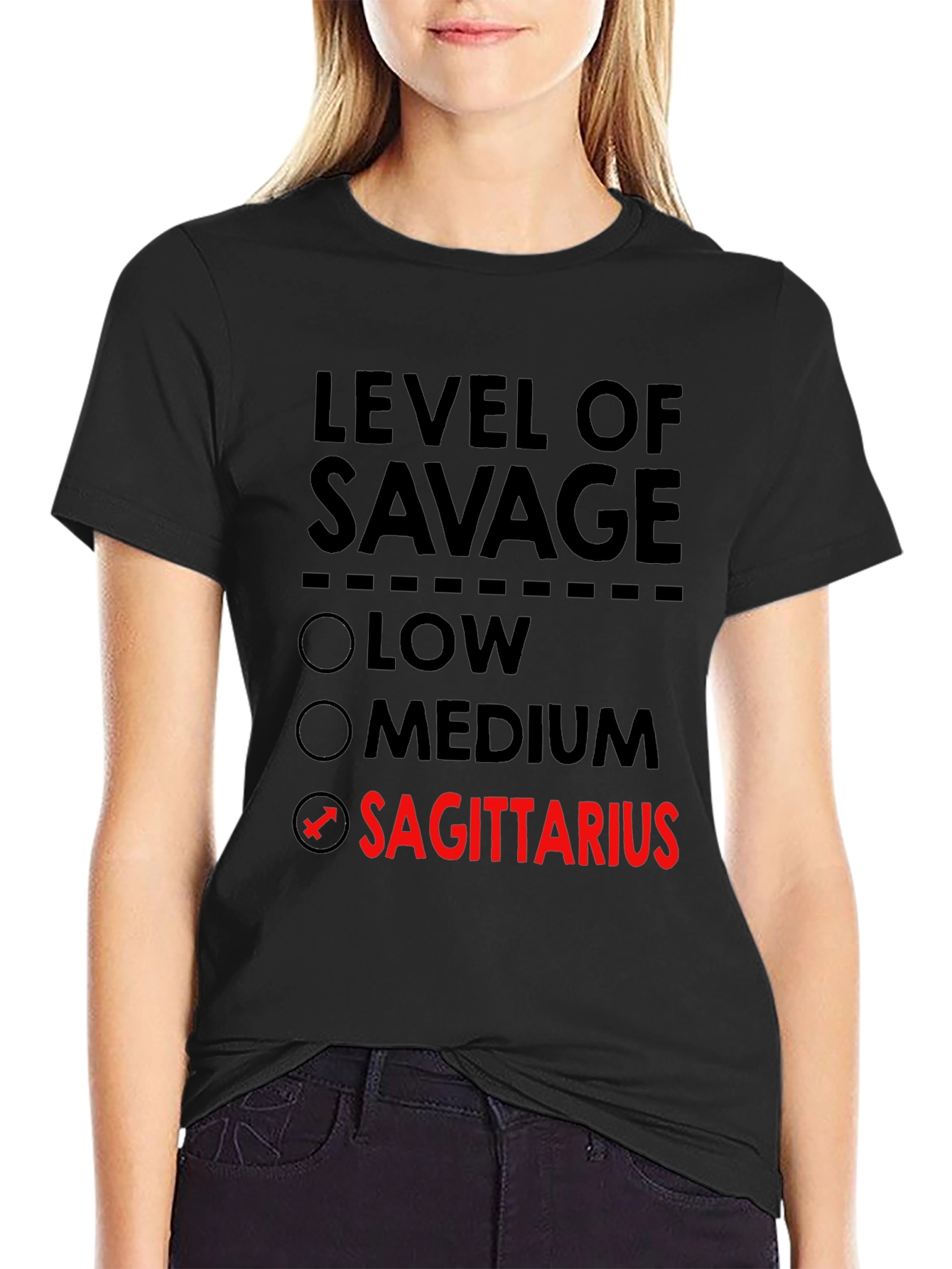Level of Savage Sagittarius T-Shirt