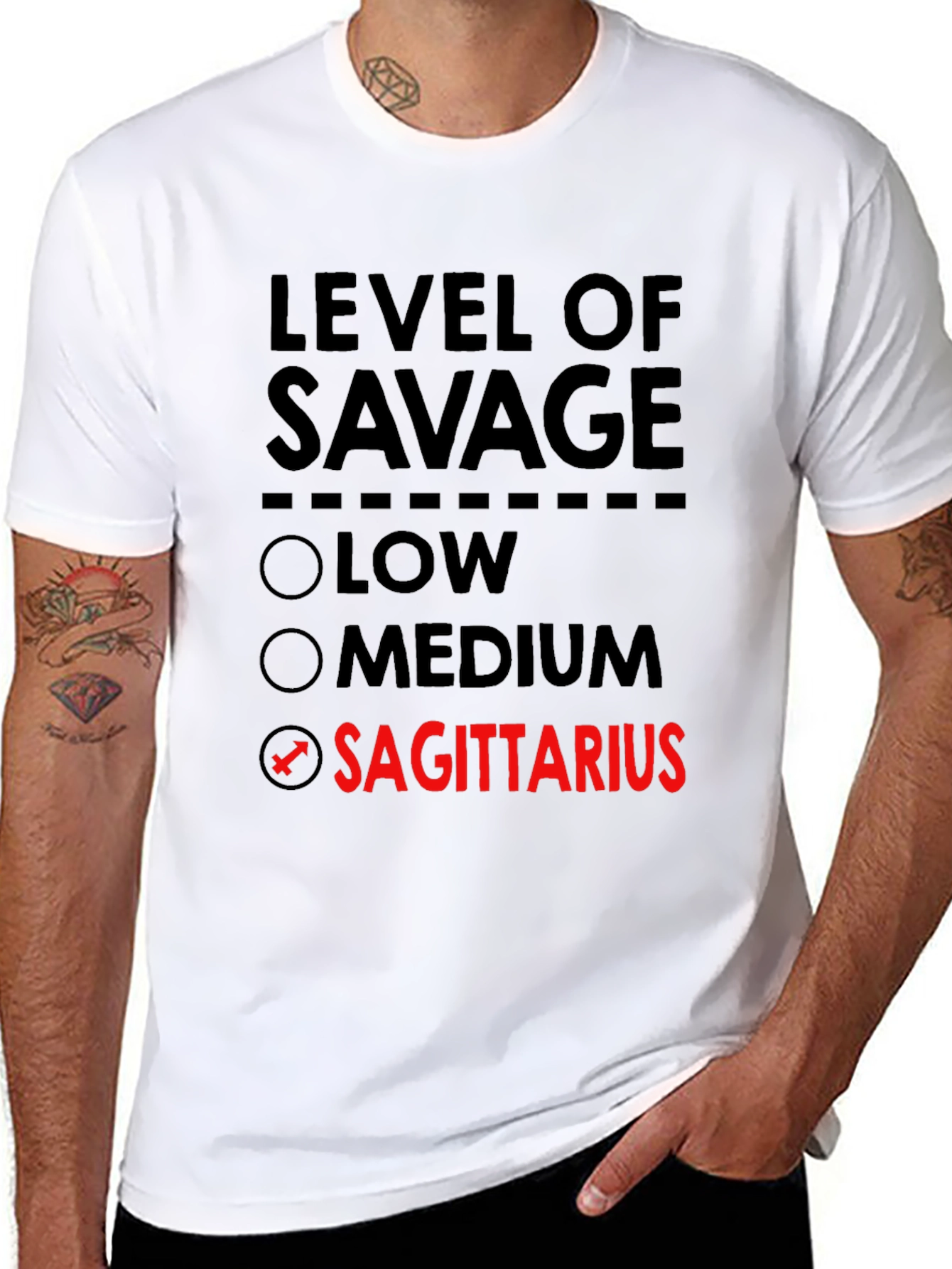 Level of Savage Sagittarius T-Shirt