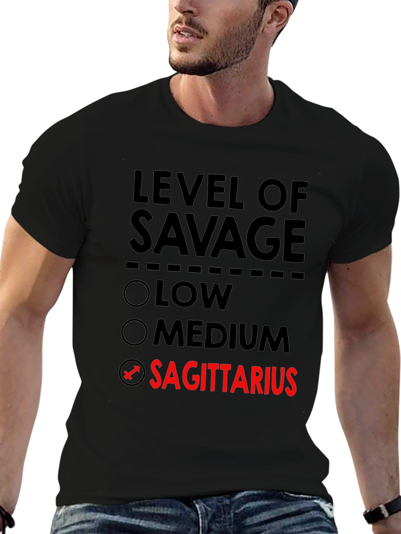 Level of Savage Sagittarius T-Shirt