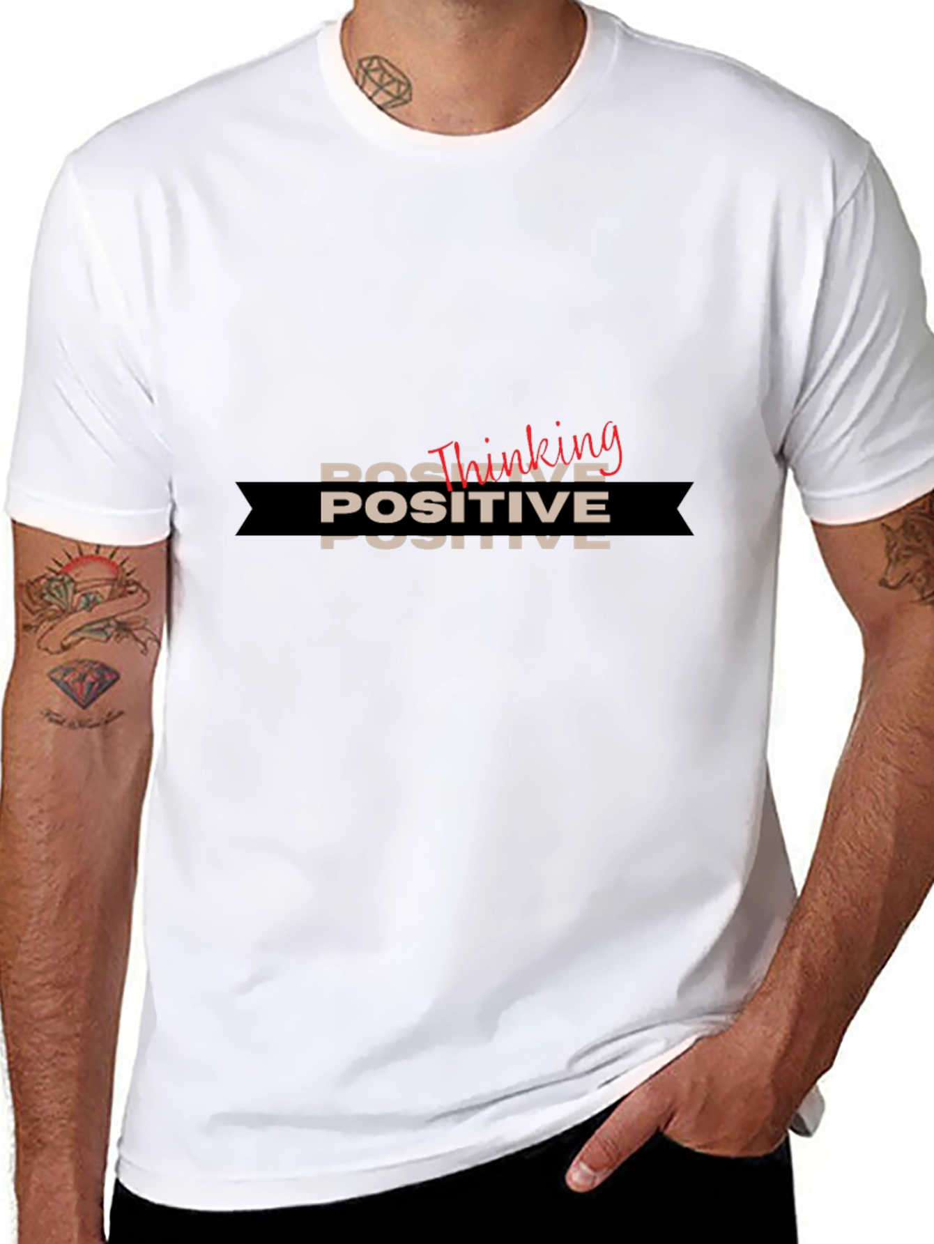 Positive Thinking Graphic T-Shirt - Unisex