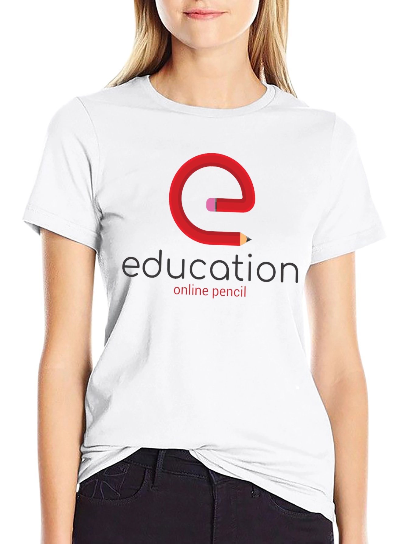 Education Online Pencil T-Shirt