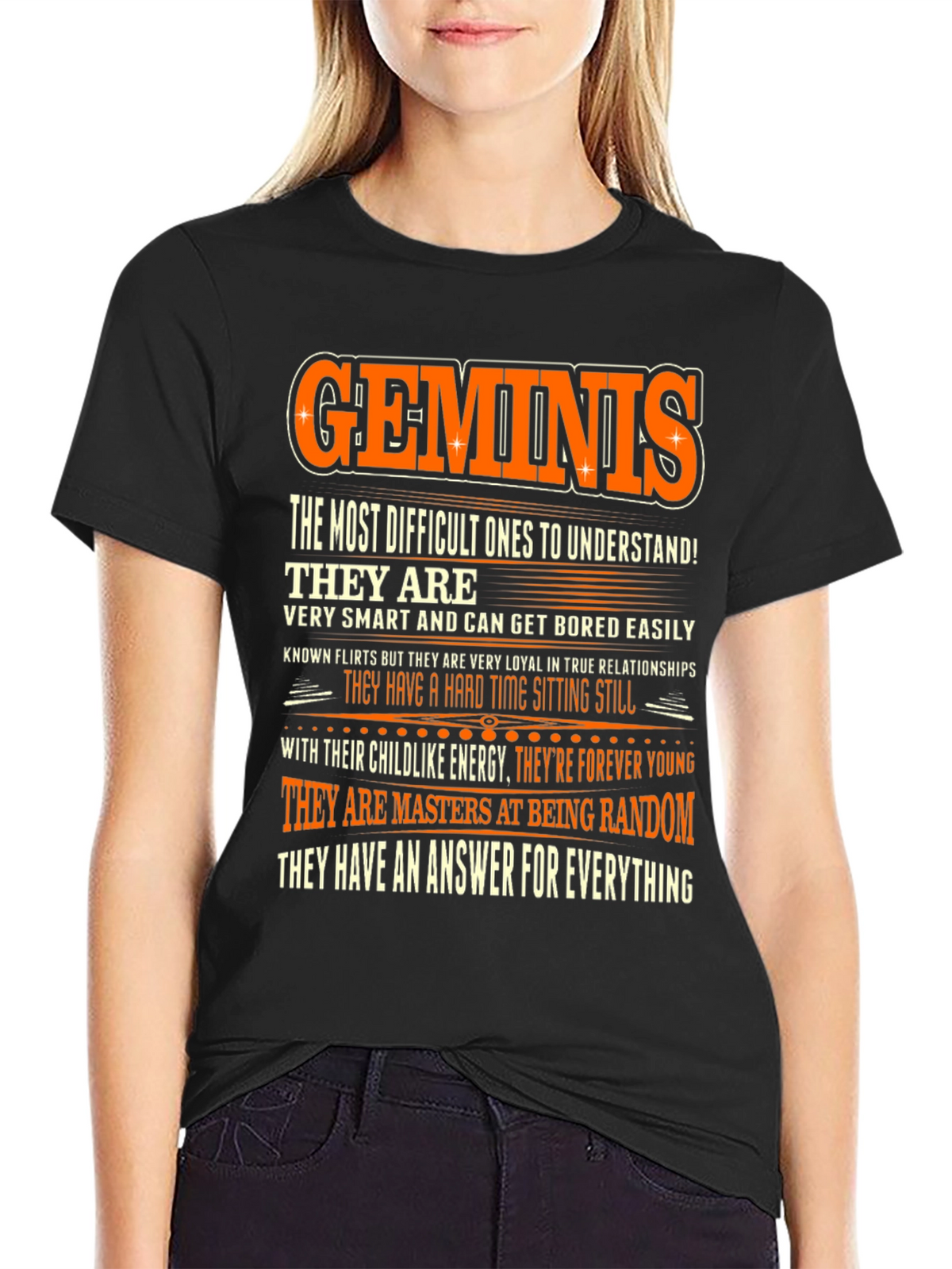 Gemini Zodiac T-Shirt - Random & Smart