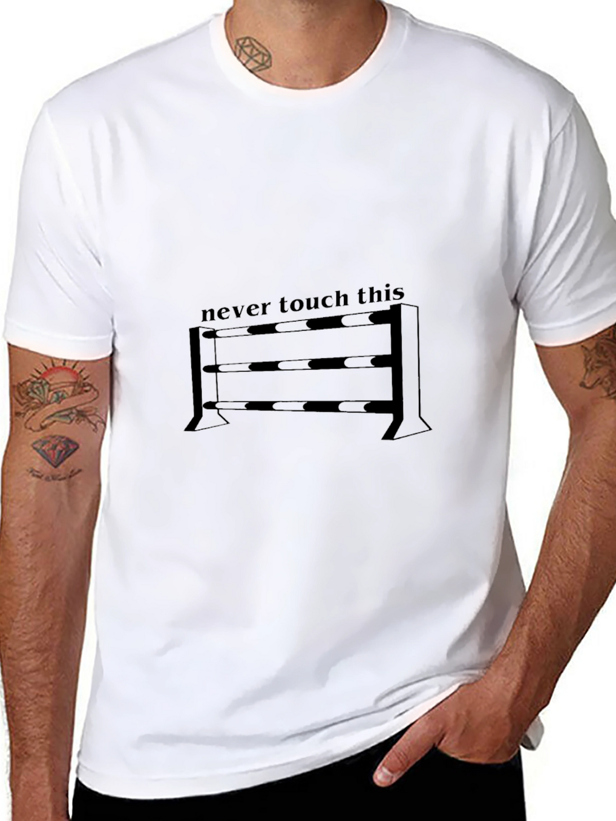 Never Touch This T-Shirt - Equestrian Design